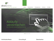 Tablet Screenshot of directonline.de